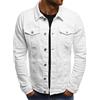 Generico Giubbino Primaverile Uomo, Giacca Di Jeans Uomo Giubbotto Primaverile Estiva Casual Denim Jacket Giacche Slim Fit Leggera Giubbino Bianco, L