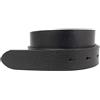 BELTINGER Cintura in pelle bovina pieno fiore senza fibbia 3 cm | Cintura in denim per donna uomo 30mm | Cintura Chino | Nero 95cm