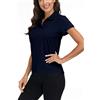 MoFiz Polo Donna Manica Corta Poloshirt Golf Camicia Sportiva Estate Top Traspirante