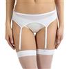 CALZITALY Reggicalze Donna, Lingerie e Intimo, Giarrettiere e reggicalze, Nero Bianco, Naturale, Avorio, Taglie Regular e Curvy, MADE IN ITALY