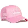 Meliaen Berretto da Baseball Unisex da Donna con Pentagramma Ricamato Berretto da Baseball con Cappuccio Primavera Estate Cappelli Casual Regolabili for Esterno Cappello for Protezione Solare(FiveStar-Pink)