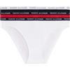 Tommy Hilfiger Donna Slip Confezione da 3 Intimo, Multicolore (Desert Sky/White/Primary Red), S