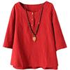 Vogstyle Donna Nuovo Tunica T-Shirt Maglietta Jacquard Top