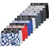 JACK & JONES Jachawaii Style Trunks da Uomo, Confezione da 12 Pezzi, Beaucoup Blue, S