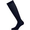 CALZIFICIO PEZZINI 6 paia calzini corti e lunghi da uomo in caldo cotone con rimaglio a mano Art. UCZ-COMODO e UGB-COMODO (Blu Carlo (UGB-COMODO calze lunghe), 43-46)