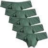 Generic - Slip da uomo a vita bassa traspiranti, con sacchetto convesso, sollevamento dell'anca, super elastici, senza cuciture, leggeri, boxer senza cuciture, XX-Large