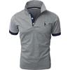 LIUPMWE Polo Uomo Manica Corta Ricamo Giraffa Cotone Moda Comodo vestibilità Slim Golf Poloshirt Sportive Shirt