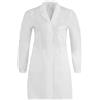 GIBLOR'S - Camice Isotta da Donna per Infermiere, Medico, Dottore, Sanitario, Laboratorio, in Cotone Elasticizzato, colore Bianco, disponibile in diverse taglie (S)