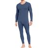 wirarpa Set Intimo Termico Uomo Cotone Maglia Lunghe Pantaloni Blu S