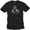 MAKAYA T-Shirt Musica Jazz Uomo Nera L