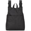 KCB Zaino antifurto grande doppio | Design sicuro e spazioso | Tasche multiuso con cerniera | Materiale resistente| Maniglie regolabili | 100% vegano, Nero , 0