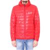 Emporio Armani Train Core Down - Piumino da uomo con cappuccio rosso M