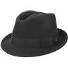 LIERYS Classic Wool Trilby Cappello in Feltro di Lana Fedora Donna Uomo Estate Inverno Cappello da Pioggia ripieghevole per Esterno
