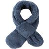Pesaat Inverno Bambini Sciarpa In Pile Solido Del Bambino Dei Ragazzi Ragazze Sciarpe Avvolgere Collare Croce Bambini Scaldacollo per Bambino 1-6Y, Airy Blue, Taglia unica