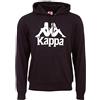 Kappa Taino Hooded 705322-19-4006, Mens Sweatshirt, Black, M EU
