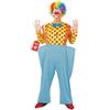 Fun Shack Costume Pagliaccio Uomo, Costume Clown Halloween Uomo | Camicia a Pois, Pantaloni, Parrucca, Naso Rosso & Copriscarpe, Perfetto per Halloween, Ideale per Travestirsi