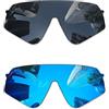 Combine8 Ploarized - Lenti di ricambio per occhiali da sole Oakley Sutro Lite Sweep OO9465, nero + blu ghiaccio, 139 Millimeters