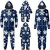 Eauptffy Pigiama Intero Natalizio Famiglia, Set Pigiama Donna Invernale Pigiami Maniche Lunghe Loungewear Allentato Indumenti Da Notte Sleepwear Christmas Abiti Per Donna Uomo Neonati Maschi Ragazze Famiglia