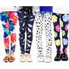 XM-Amigo Kit da 4 Leggings Elasticizzati con Fantasia Floreale per Bambine | Calzamaglie per bambine in tessuto morbido e liscio, adatte all'uso quotidiano e dalla vestibilità aderente, età 2‑13anni