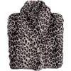Moon Accappatoio da donna e da uomo in pile coral con colletto Cozy Light