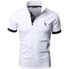 LIUPMWE Polo Uomo Manica Corta Ricamo Giraffa Cotone Moda Comodo vestibilità Slim Golf Poloshirt Sportive Shirt