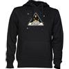 Capzy Outer Wilds Ventures Patch Nero Felpa con Cappuccio Maglione Unisex Uomo Donna Black Unisex Hoodie