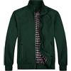 Allthemen Giubbotto da Uomo Leggero Giacca Militare Comodo Giacca Casual Primavera Autunno Aviatore Collo Alto Estate #7533 Verde L