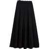 MGDIFYXAA Gonna Midi in Maglia Donna - Gonna Snellente A Vita Alta per Taglie Forti Autunno/Inverno, Semplice Abito Lungo, Versatile Gonna A Trapezio in Maglia per Donne Taglie Forti