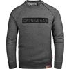 Grin&Bear Uomo Scollo Rotondo con Cerniera Disegno Antracite XL GEC541
