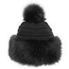 soul young Cappello di Vera Pelliccia di Volpe per Donna Russo Russian Pompom