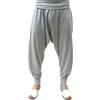 SAVARI | Pantaloni Harem senza tasche | Etnico | Confortevole | Pantaloni ideali per Yoga, Pilates e Danza | Uomini e donne | Nessun tiro basso e vita larga | Nero, Bianco, Grigio, Blu, Vino | S-3XL ·
