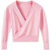 DANSHOW Top avvolgenti per Danza Classica per Ragazze Cardigan da Ballo per Bambini,Maglione Danza Interno in Velluto