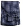Avantgarde UOMO VARI ascot di seta foulard da collo CASHE COL BLU con disegni a FIORI SETA var 6, colore blu 6