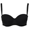 Generico Reggiseno Leilieve by Manicardi Art.6044 Microfibra Ultramorbida con Silicone, Sostegno con Stecche, Elastico 39 mm, Chiusura a 4 Regolazioni