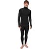 DANISH ENDURANCE Intimo Termico Uomo Lana Merino, Maglia Termica Uomo con Zip e Pantaloni Termici, per Sci, Trekking, Nero, XXL