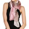 Meishine® Elegante sciarpa di seta da donna, pashmina in 100% pura seta, da 180 x 110 cm, stile 1, Taglia unica