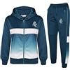 A2Z 4 Kids Bambini Ragazzi Ragazze Tute 3D Digital Due Tono Gradient Nuova Moda - T.S 307 Teal 13