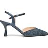 Nero Giardini E615440DE slingback in lurex beige oro con cintino