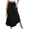 Kfnire Gonna Donna per Le Vacanze in Spiaggia Gonne Lunghe 2 in 1 Gonna Lunga con Elastico in Vita E Gonne Estive Eleganti Adatte per Scene Casual in Riva al Mare Taglie Multiple