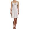 ANDRA 1 Pezzo Sottoveste Donna 85 Spallina Stretta e Dettagli in Pizzo Bianco 4/L