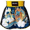 MUAY NATION Pantaloncini da Muay Thai per uomo e donna, taglio aderente, per MMA, boxe, kickboxing, abbigliamento per arti marziali
