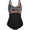 Hanna Nikole Costume da bagno intero da donna, taglie grandi, con scollo a V, monokinis