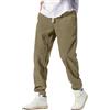 Generico Kirakuco Pantaloni Giapponesi Uomo Larghi Pantaloni Baggy Japanese Pants di Velluto A Coste Lunghi Taglio Dritto Modello Pantalone Vita Elasticizzata e Cordino Baggy Elasticizzati Casual Streetwear