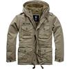 Brandit M65 Urban Vintage - Parka da uomo, giacca invernale Giant, Outdoor, S-7XL, Oliva, S
