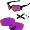 PapaViva Sostituzione lenti & Kit gomma per Oakley Jawbone/Racing Jacket, Mezzanotte Sole - Polarizzato, Taglia unica