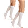 Relaxsan Antitrombo M1350A (2 Paia - Bianco, XXL) gambaletti punta aperta antiembolismo K2 per degenza compressione graduata 25-32 mmHg