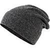 Lallier Berretto Unisex 100% Puro Cachemire, Cappello con Risvolto a Costine Caldo Morbido con Confezione Regalo per Donne e Uomini (Grigio Scuro)