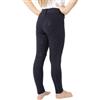 HORZE Leggings da equitazione per bambini, DEA, pantaloni da equitazione, passanti per cintura, inserto completo, custodia per cellulare, navy scuro, 134-140 cm