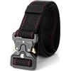NEFLUM Cintura tattica militare Cintura casual lavorata a maglia in nylon da uomo Cintura sportiva da esterno larghezza 3,8cm Cintura decorativa casual, 110x3.8cm