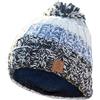Pachamama - Cappello a maglia grossa Bruges, 100% lana, Blu, Taglia unica
